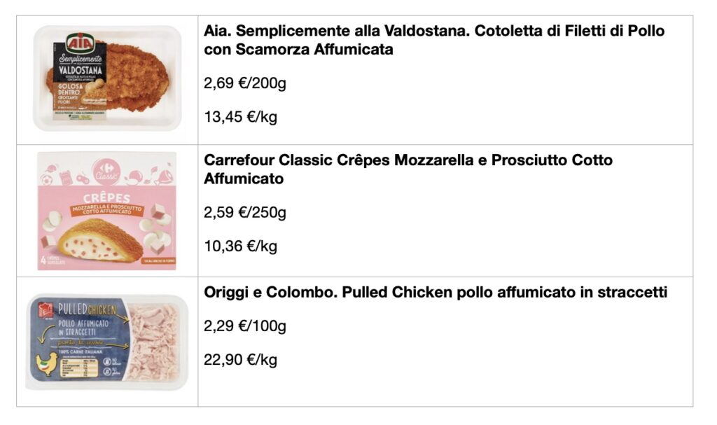 aromi di affumicatura nei piatti pronti
